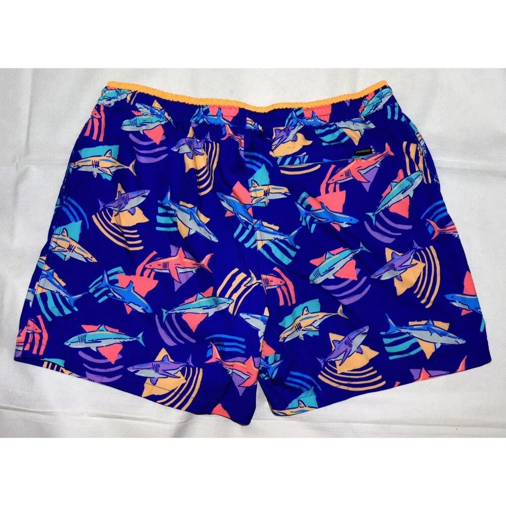 Chubbies‎ Men's (The Daddy Sharks) Swim Trunks Size 2XL - 5.5